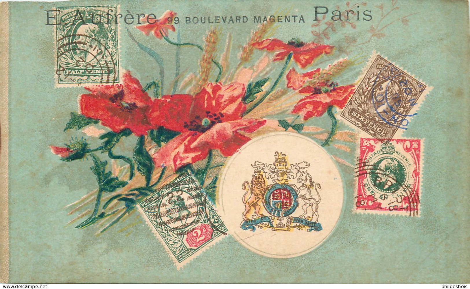 TIMBRES Avec BLASON  ROYAUME UNI - Stamps (pictures)