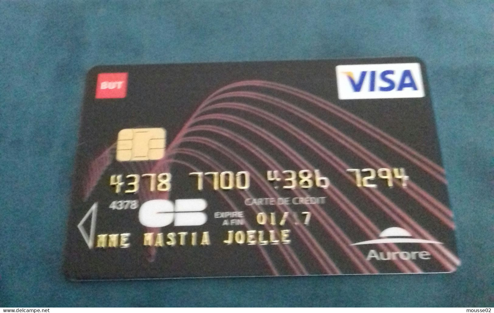 Belle Carte CB VISA BUT - Disposable Credit Card