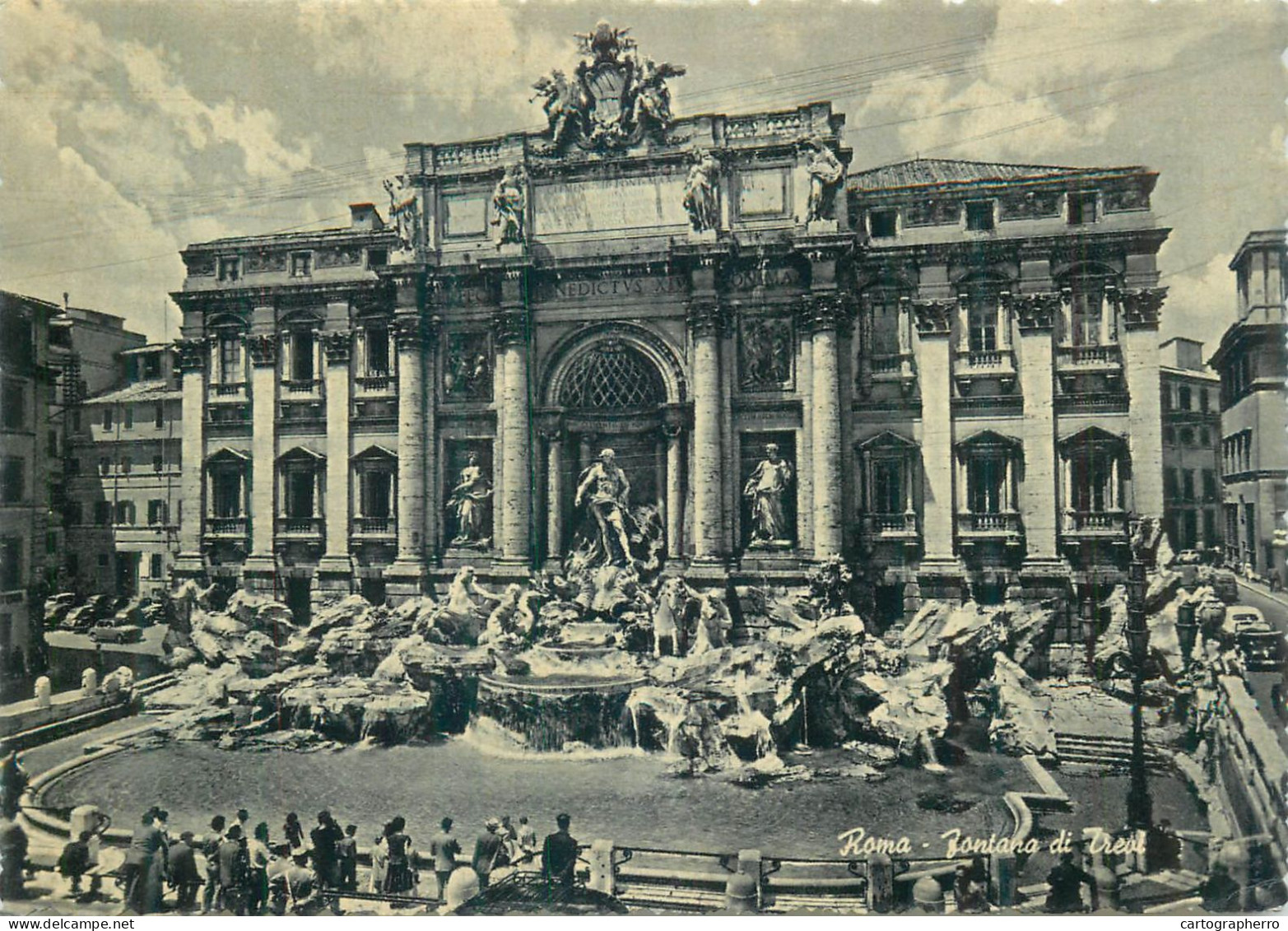 Postcard Italy Rome Trevi Fountain - Fontana Di Trevi