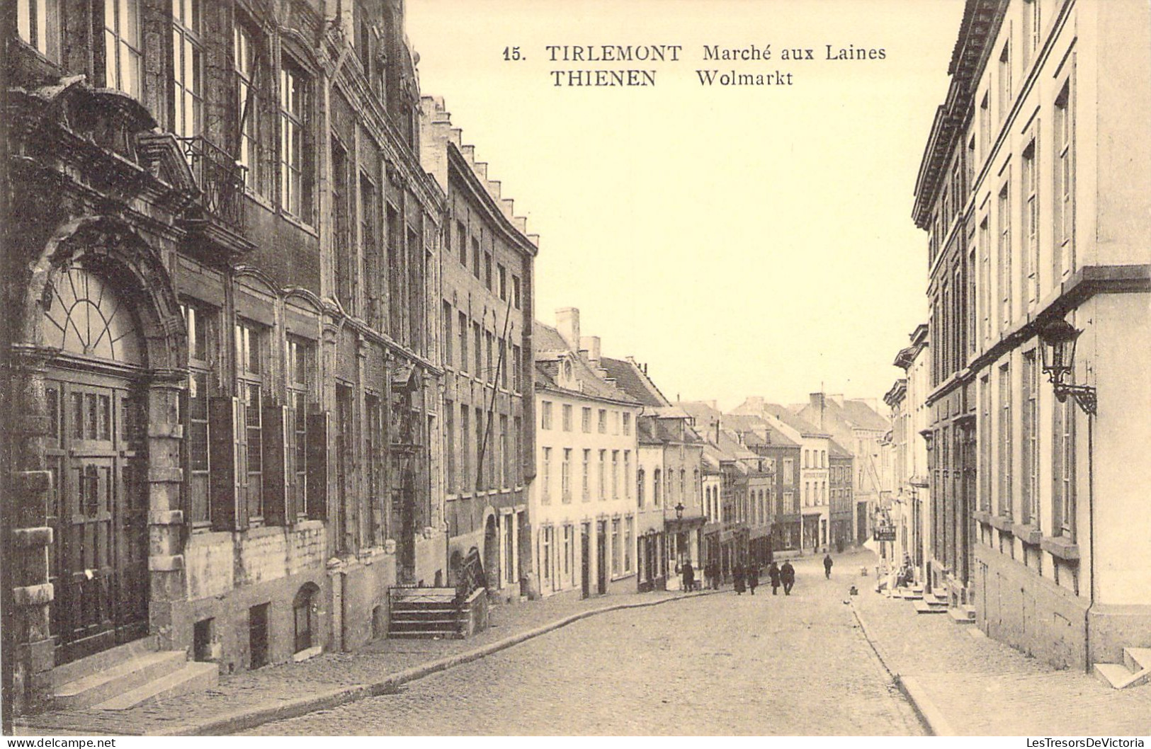 BELGIQUE - TIRLEMONT - Le Marché Aux Laines - Carte Postale Ancienne - Tienen