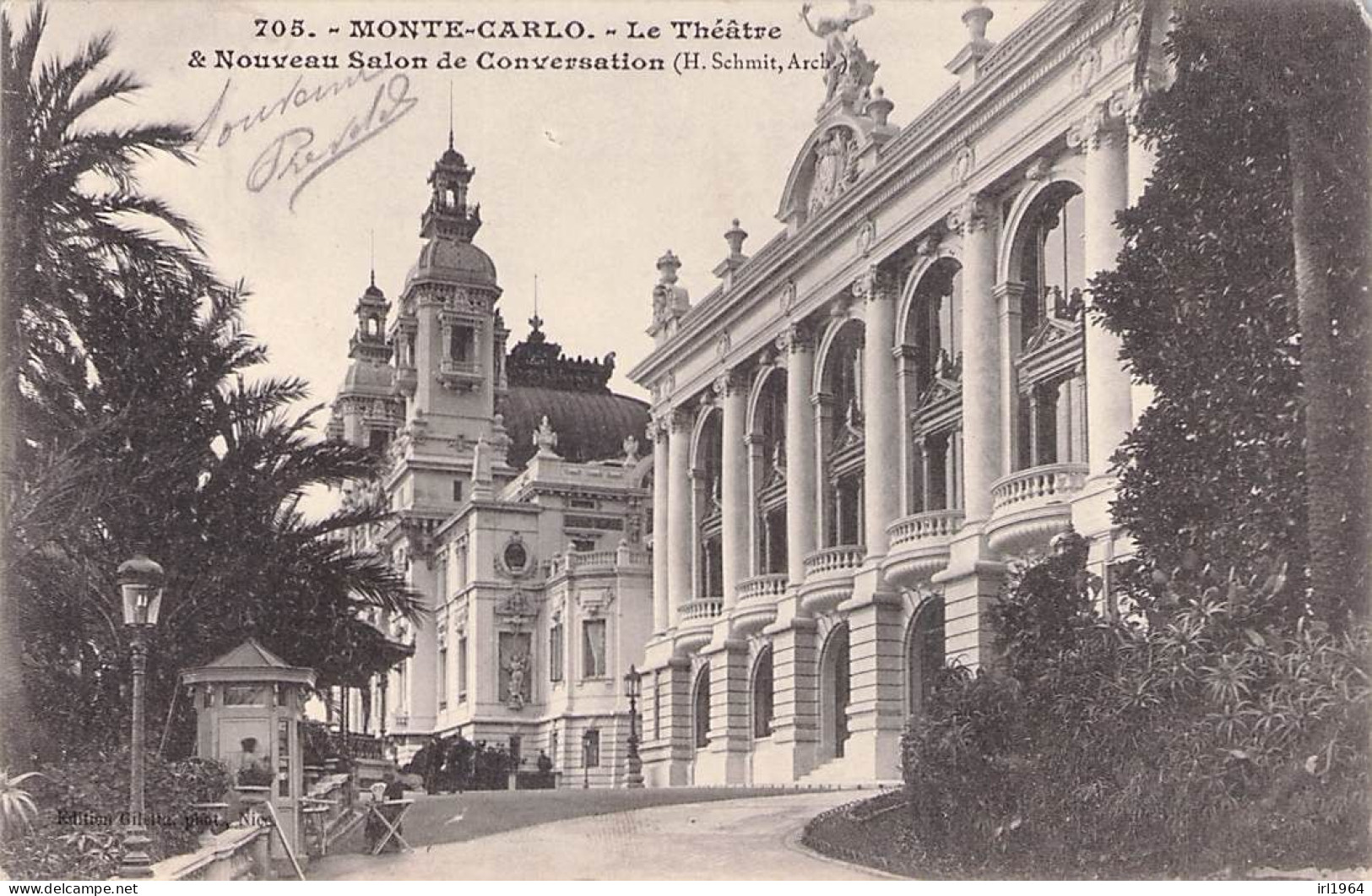 MONACO MONTE CARLO LE THEATRE  1904 - Monte-Carlo