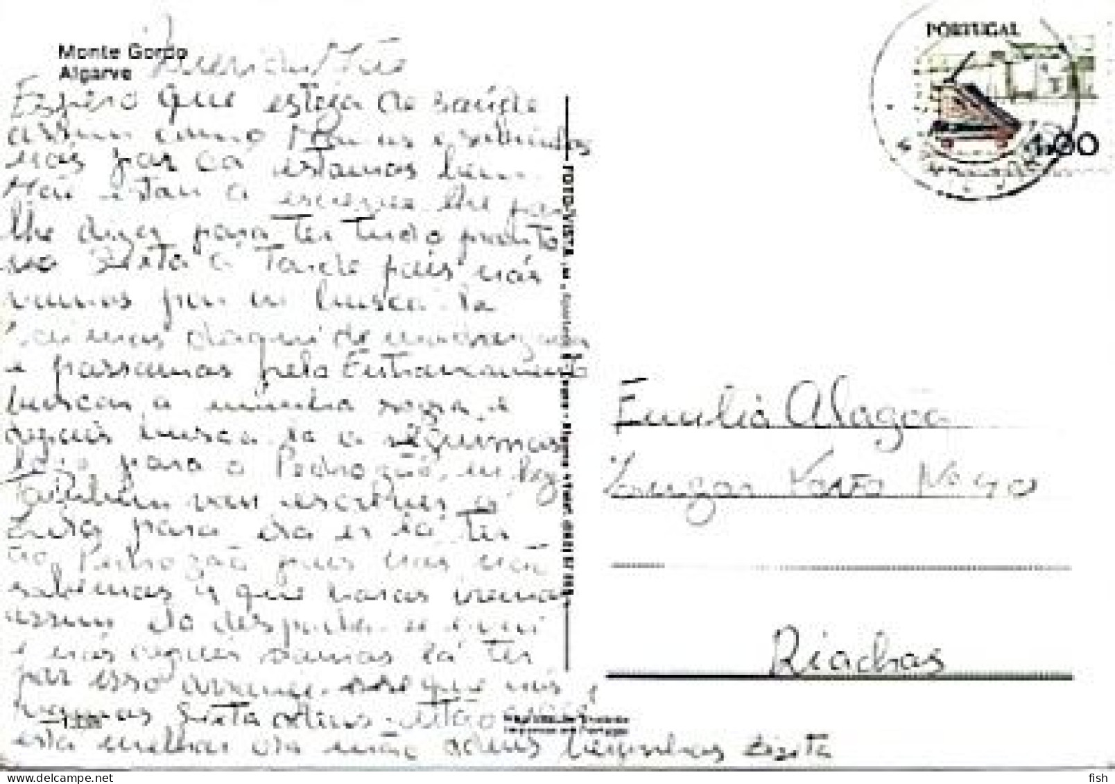 Portugal & Marcofilia,  Montegordo, Algarve, Lisboa 1978 (1338) - Briefe U. Dokumente