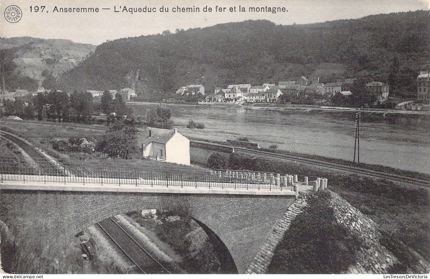 BELGIQUE - ANSEREMME - L'Aqueduc Du Chemin De Fer Et La Montagne - Carte Postale Ancienne - Sonstige & Ohne Zuordnung