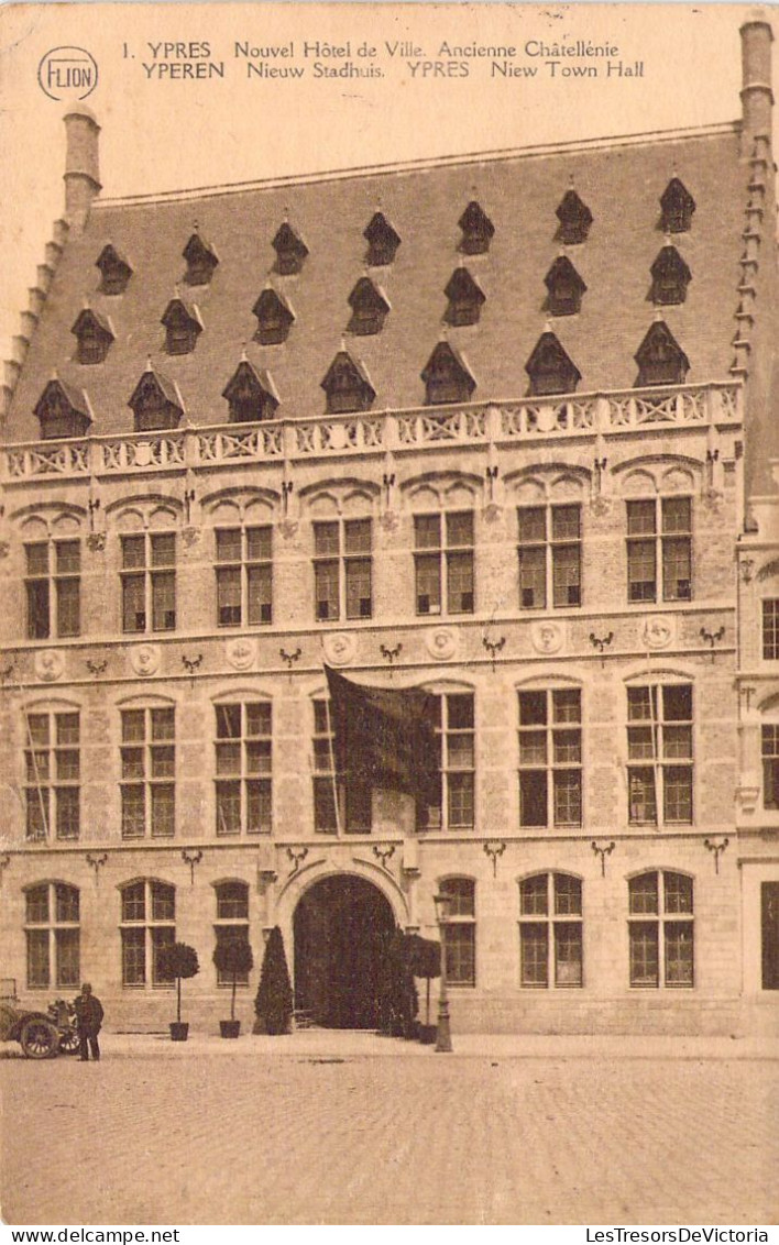 BELGIQUE - YPRES - Nouvel Hôtel De Ville - Ancienne Châtellénie - Carte Postale Ancienne - Otros & Sin Clasificación