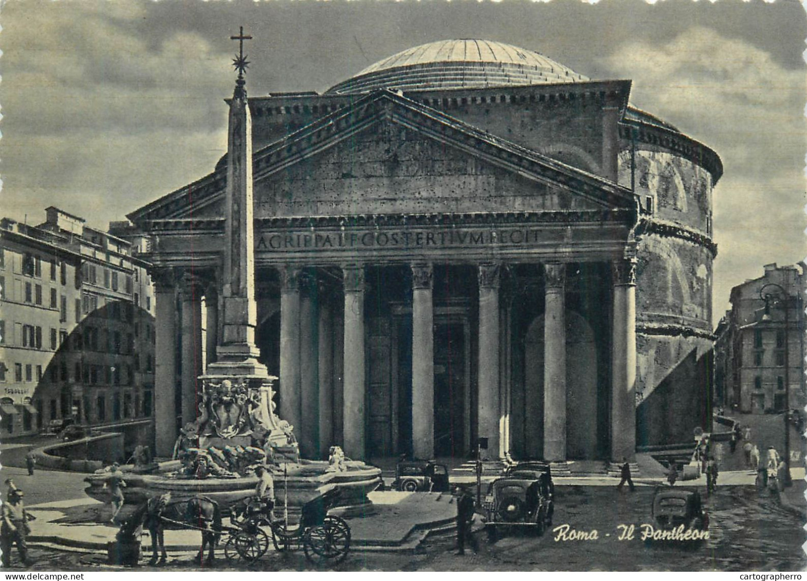 Postcard Italy Rome Il Pantheon - Panteón