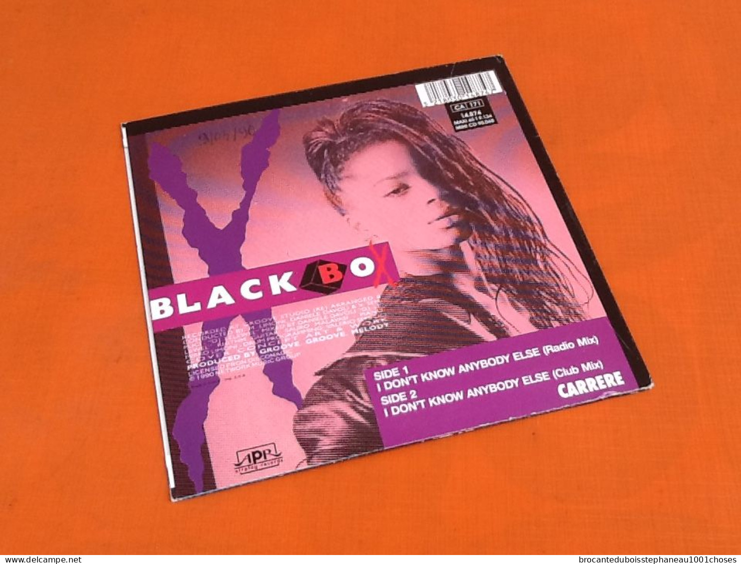 Vinyle 45 Tours  Black Box   I Don't Know Anybody Else   (1990) Carrere 14874 - Dance, Techno & House