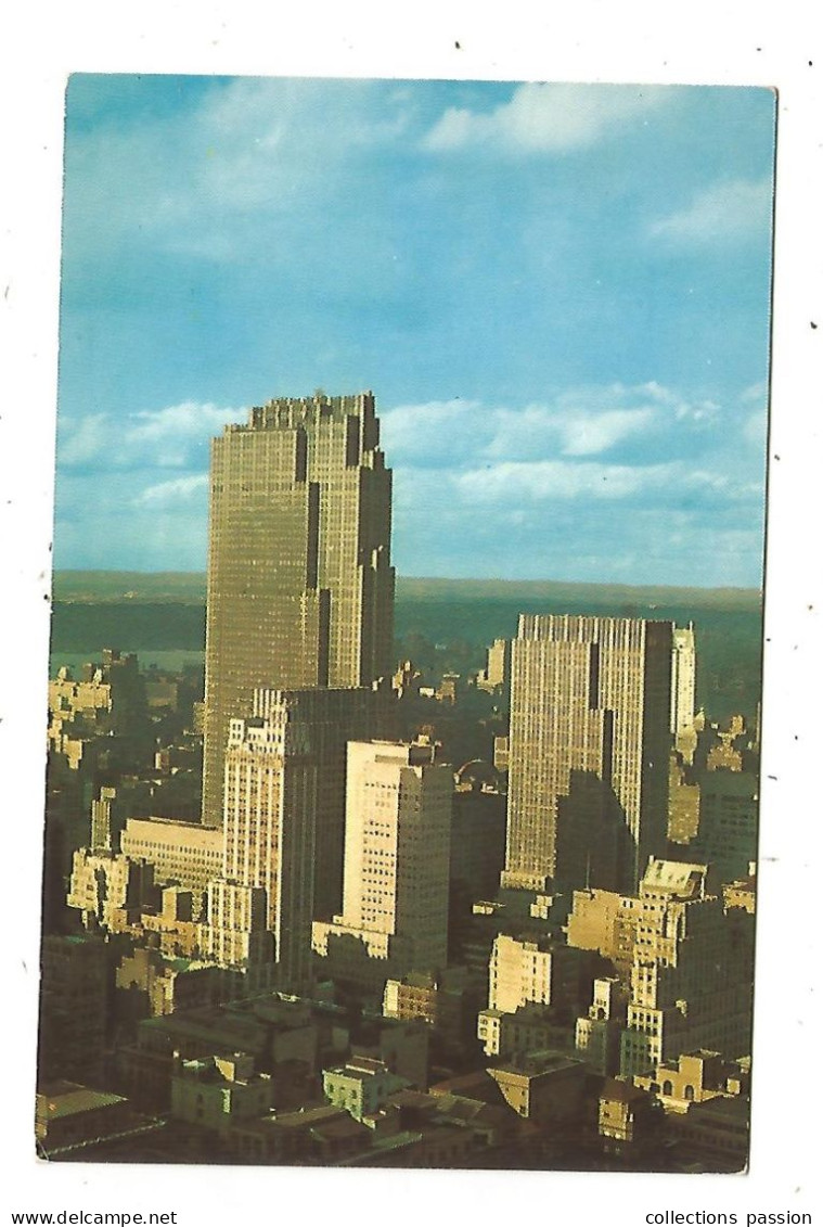 Cp, ETATS UNIS, NEW YORK CITY, Midtown Skyline With ROCKEFELLER Center Buildings - Autres Monuments, édifices
