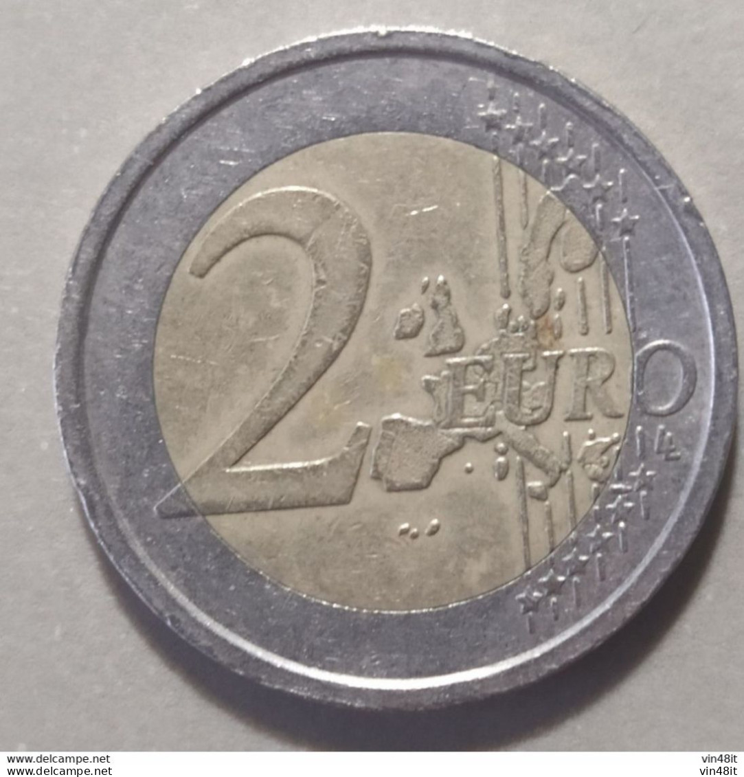 2008 - IRLANDA  - MONETA IN EURO - DEL VALORE  DI 2,00 EURO - USATA - Irland