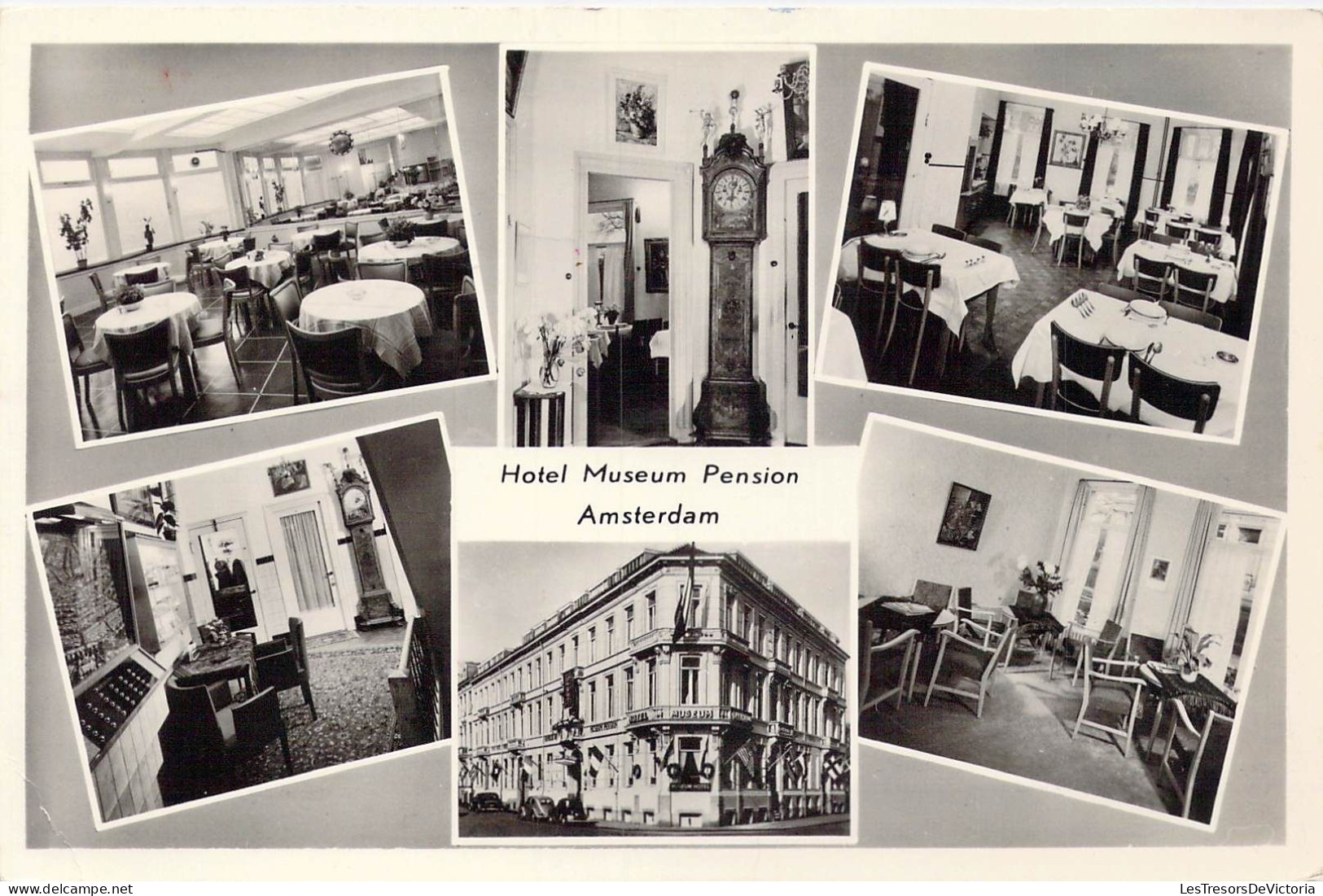 PAYS-BAS - Amsterdam - Hotel Museum Pension - Carte Postale Ancienne - Amsterdam