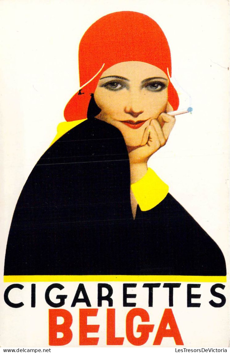 PUBLICITE - Cigarette Belga - Femme - Carte Postale Ancienne - Publicité