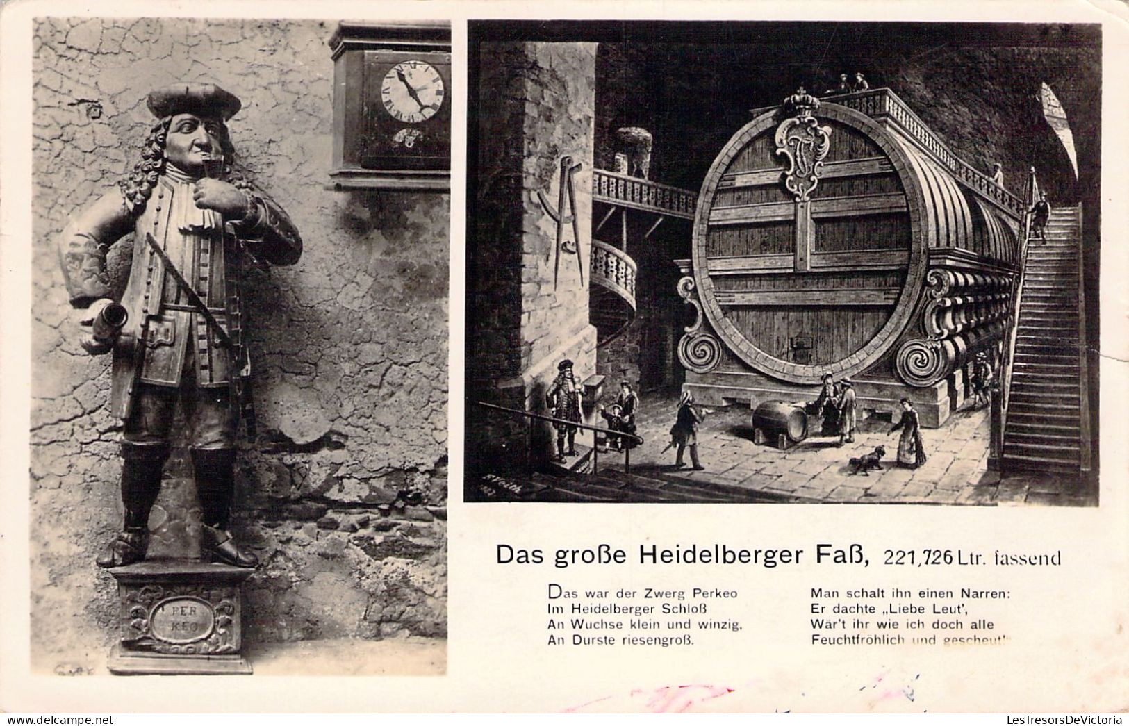 SUISSE - Das GroBe Heidelberger FaB - Carte Postale Ancienne - Berg