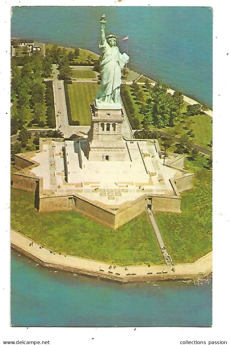 Cp, ETATS UNIS, NEW YORK CITY, Statue Of Liberty National Monument, Liberty Island, Voyagée - Estatua De La Libertad
