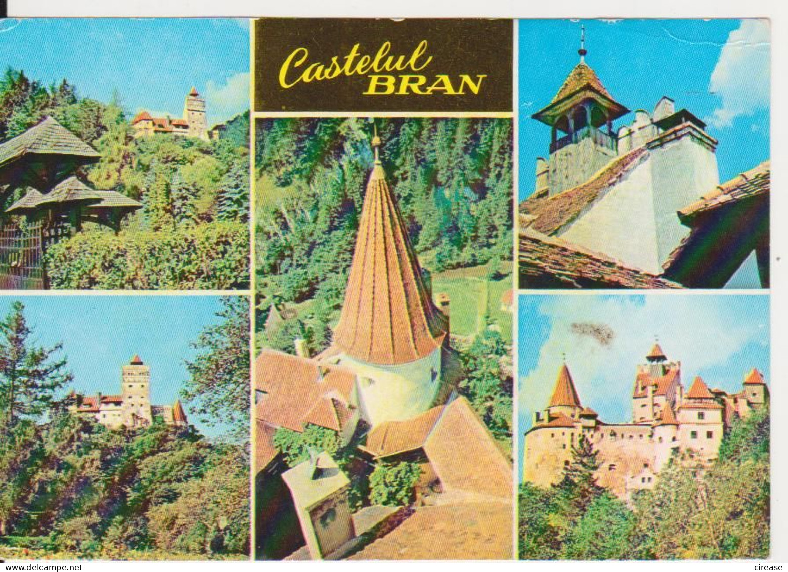 TOURISM CASTELUL BRAN DRACULA LEGEND  ROMANIA POSTAL STATIONERY - Hostelería - Horesca