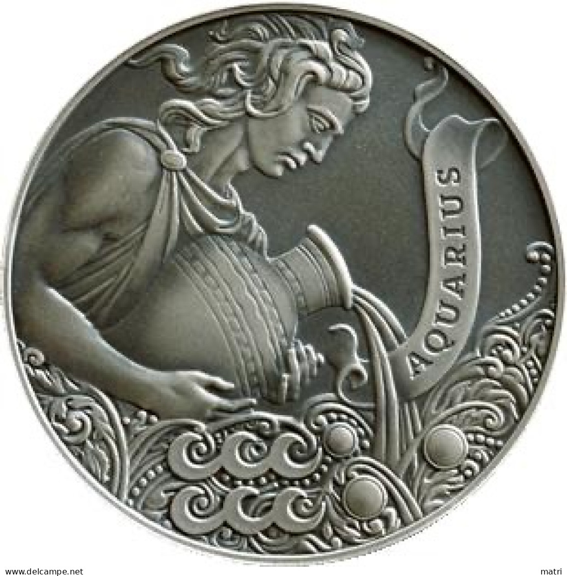 Belarus 1 Rouble 2014 Zodiac Horoscope Aquarius - Bielorussia