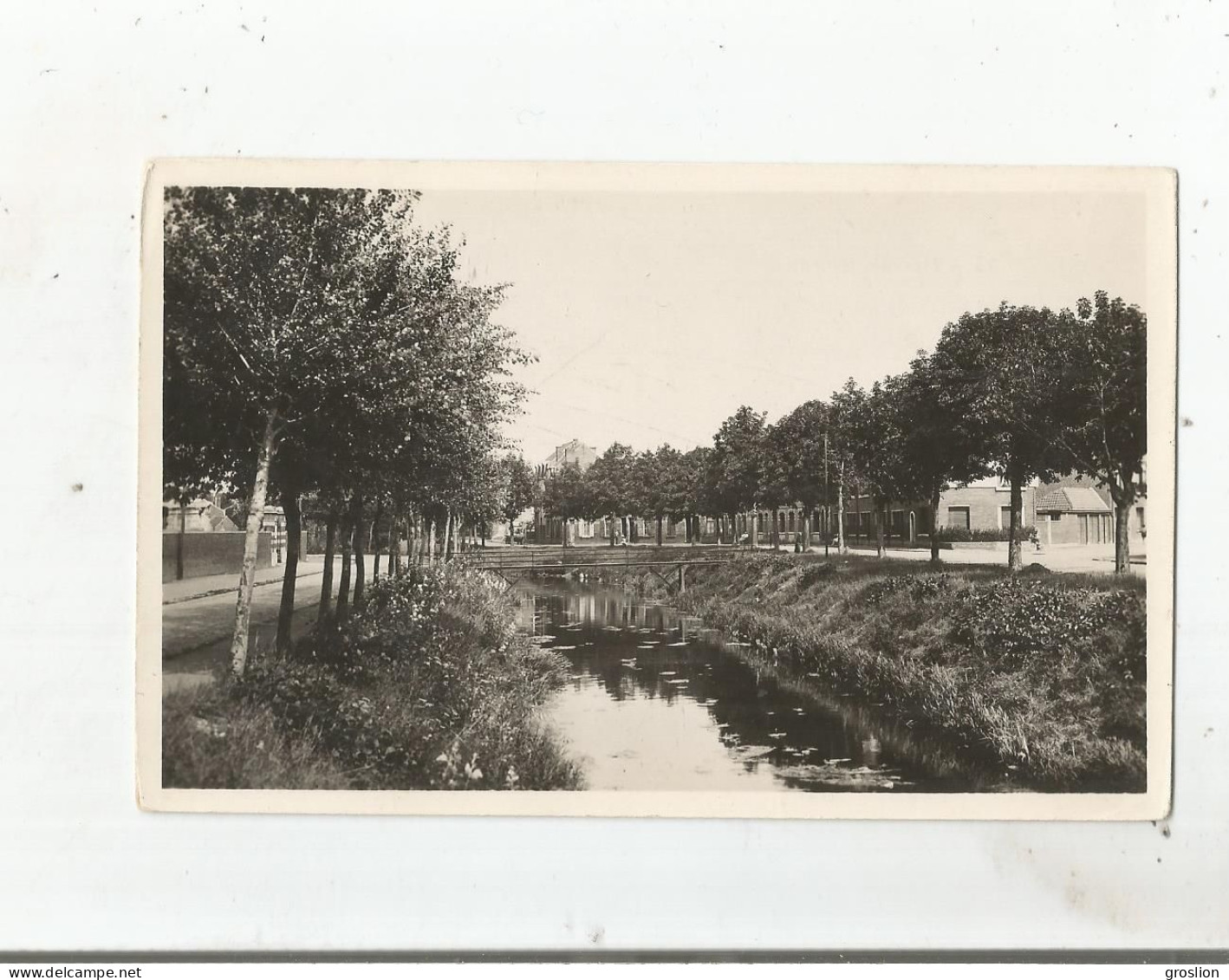 MERVILLE (NORD) 15 CARTE PHOTO LES BORDS DE LA BOURRE - Merville