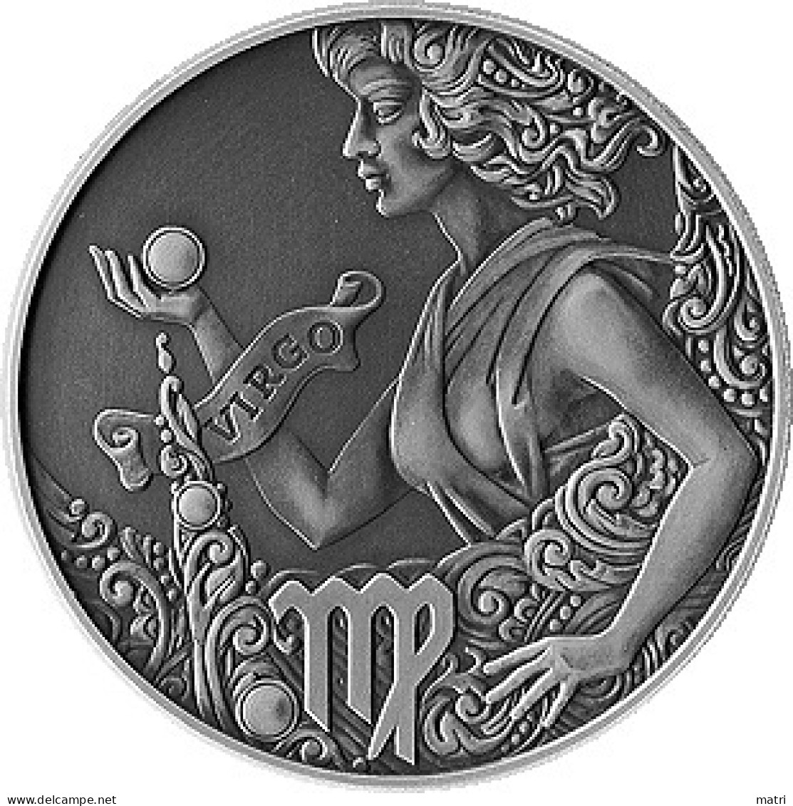 Belarus 1 Rouble 2015 Zodiac Horoscope Virgo - Wit-Rusland