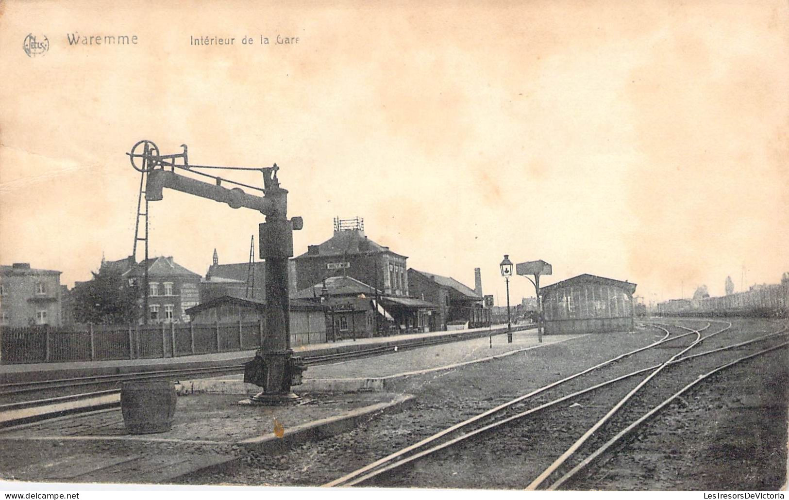 Belgique - Waremme - Intérieur De La Gare - Collection A. Moureau - Nels -  Carte Postale Ancienne - Waremme