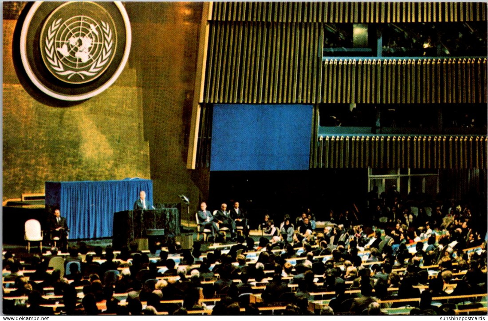 President Jimmy Carter Addressing United Nations 16 March 1977 - Presidentes