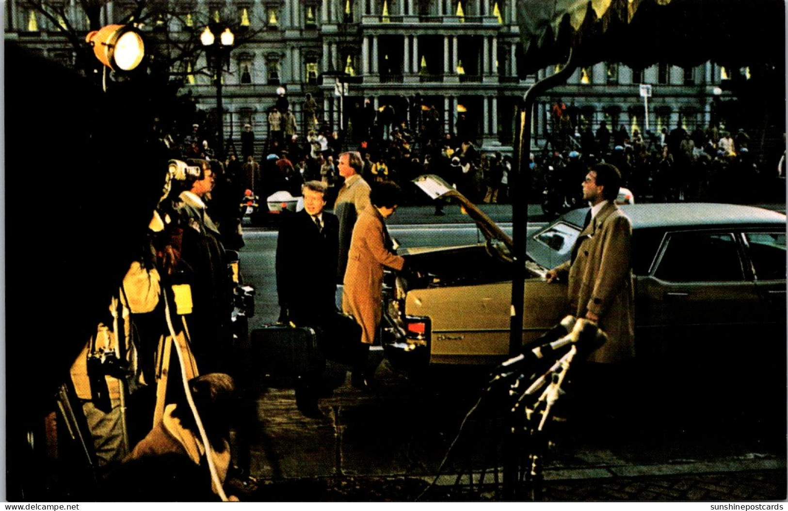 President Jimmy And Rosalynn Carter Arriving For Carter Inaugaration 20 January 1977 - Presidenten