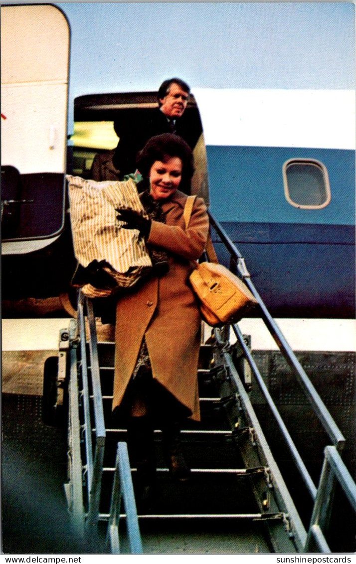 President Jimmy Carter And Mrs Carter Arriving For Inaugural Day 19 January 1977 - Presidents