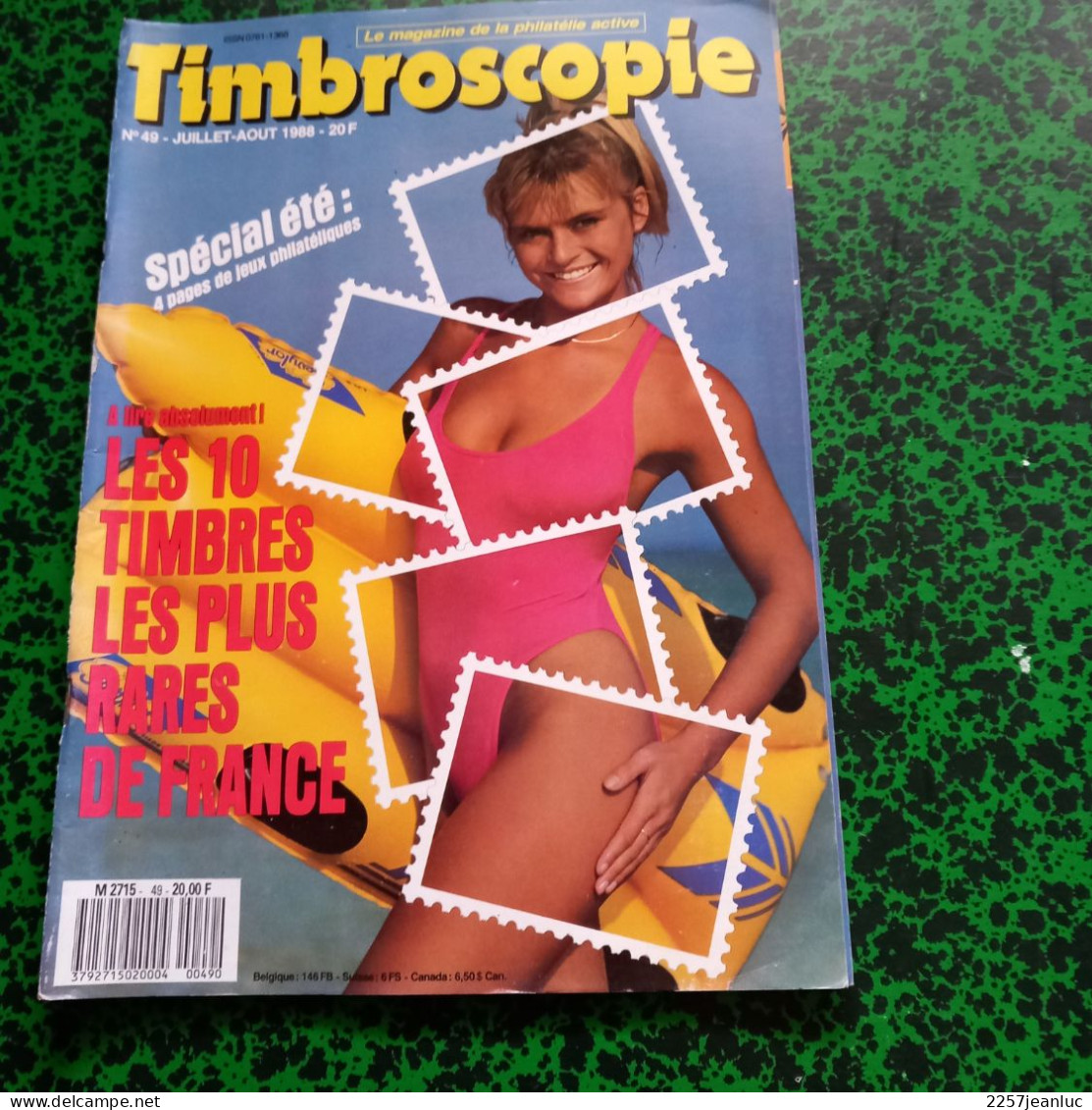 Lot 2 Magazines De La Philatélie * Timbroscopie N:38 Et 49 De Juillet Aout 1987/88 Spécial été - Francés (desde 1941)