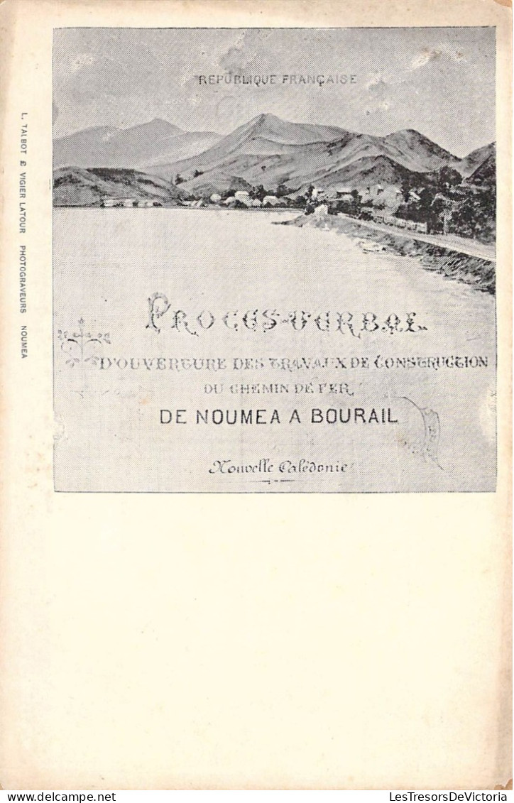 Nouvelle Calédonie - De Noumea à Bourail - L. Talbot & Vigier Latour -  Carte Postale Ancienne - New Caledonia