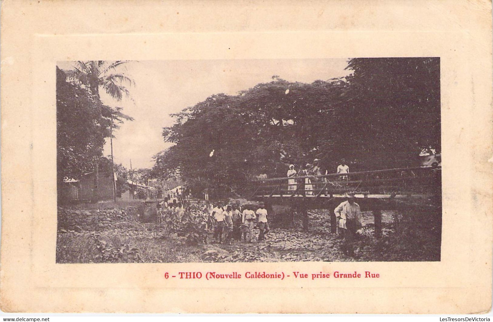 Nouvelle Calédonie - Thio - Vue Prise Grande Rue - Animé - Edit. F.D. -  Carte Postale Ancienne - Neukaledonien