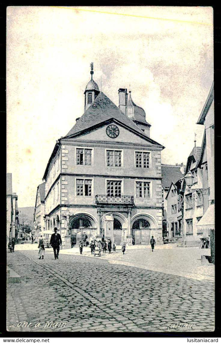 LOHR - LOHR A MAIN - Rathaus. ( Ed.Shäfer) Carte Postale - Lohr