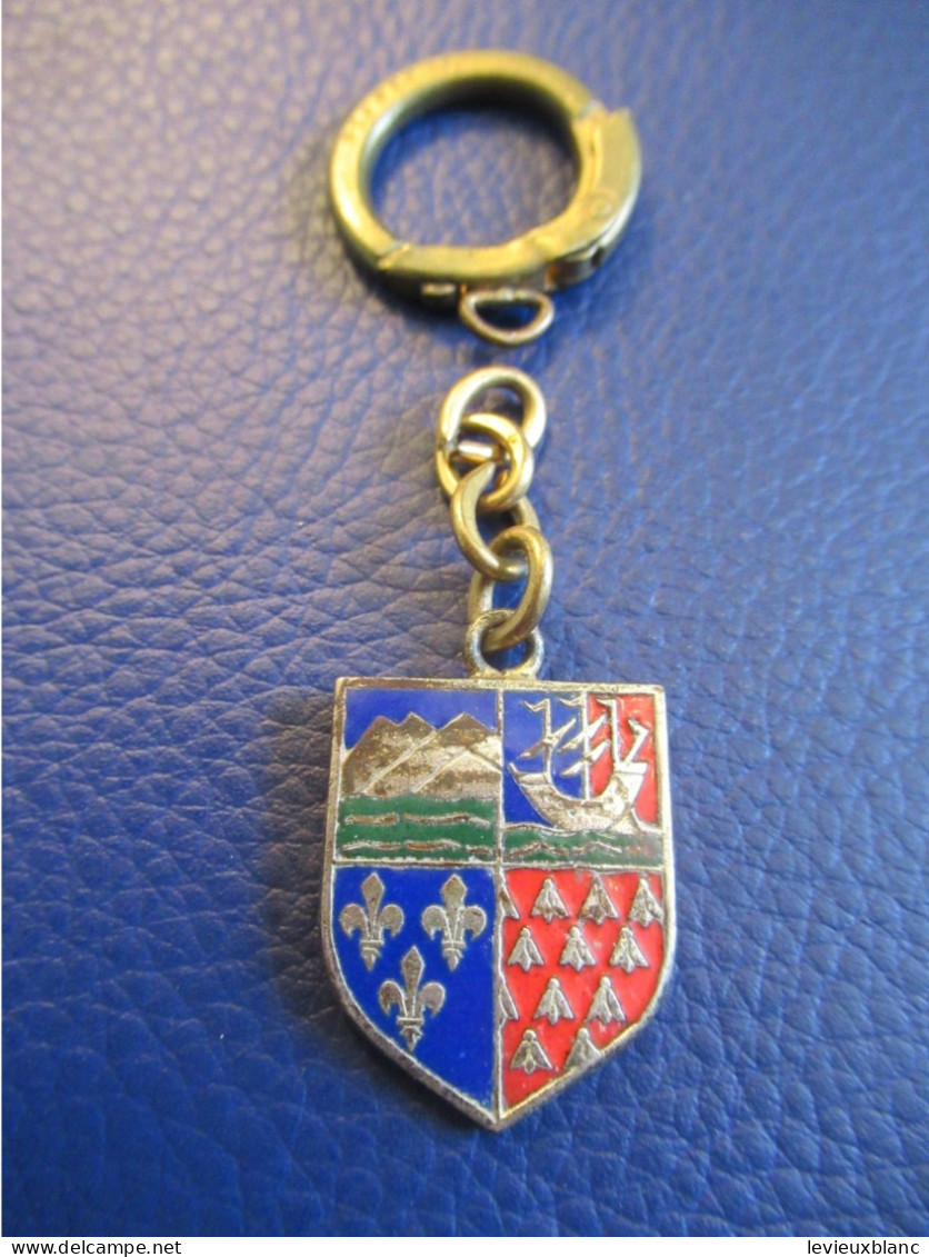 Porte-Clés Ancien/Militaria /" GROUPEMENT De GENDARMERIE De La REUNION " / Bronze Cloisonné émaillé / 1961        POC569 - Key-rings