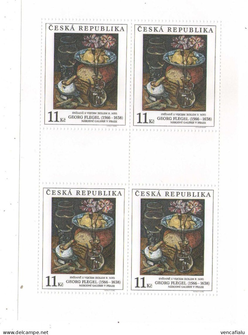 Painting By Georg Flegel, 4-block, MNH - Blocks & Sheetlets