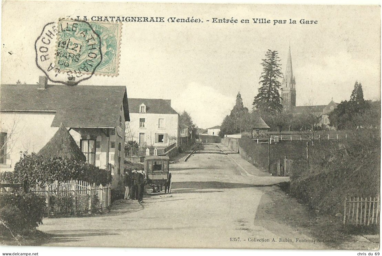 La Chataigneraie Entree En Ville Par La Gare - La Chataigneraie