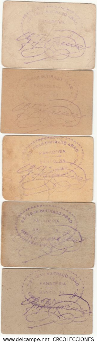 CRBL0053 SERIE COMPLETA CUPONES PANADERIA ESTEBAN BUITRAGO MBC+ - Other & Unclassified