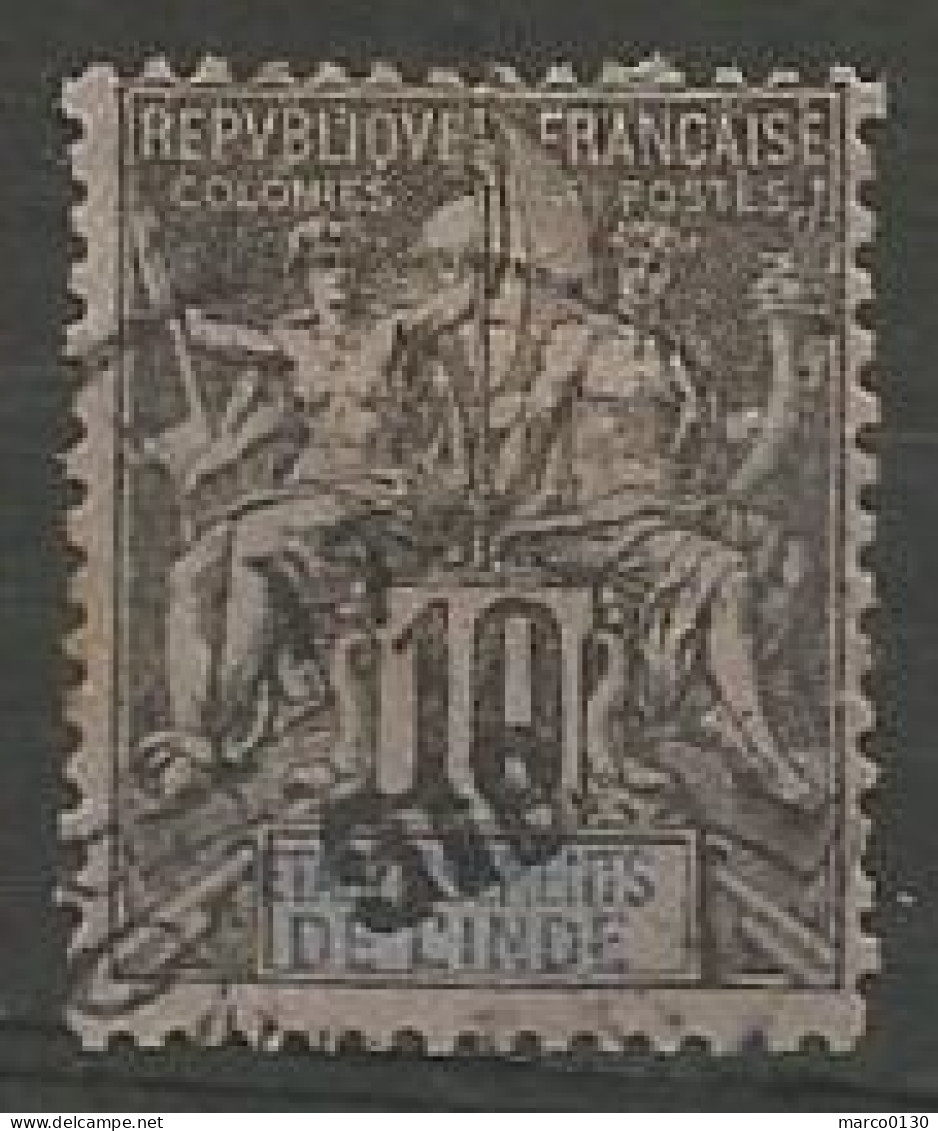 INDE FRANCAISE N° 5 OBLITERE  - Usados