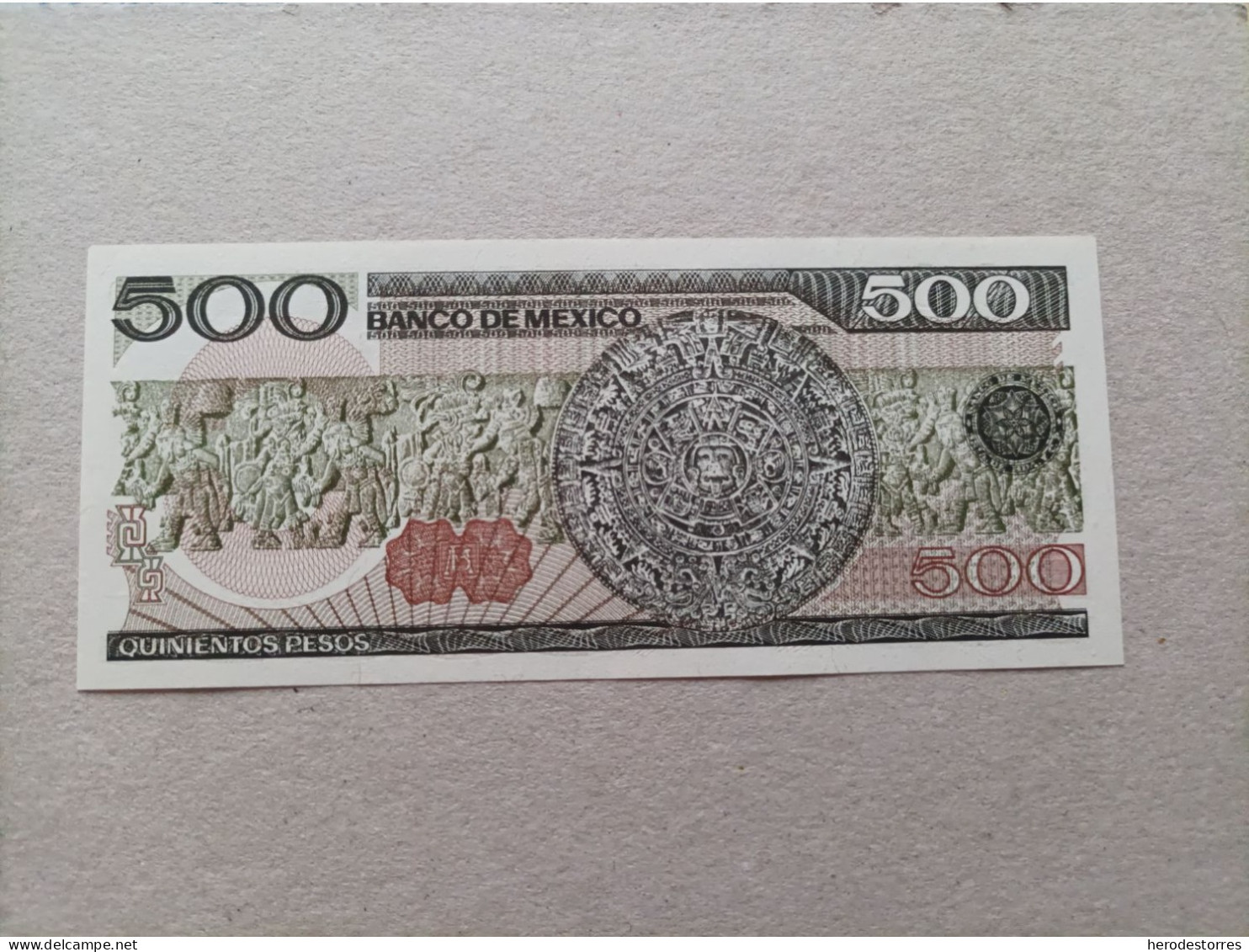 Billete De México De 500 Pesos, Año 1984, UNC - Mexique