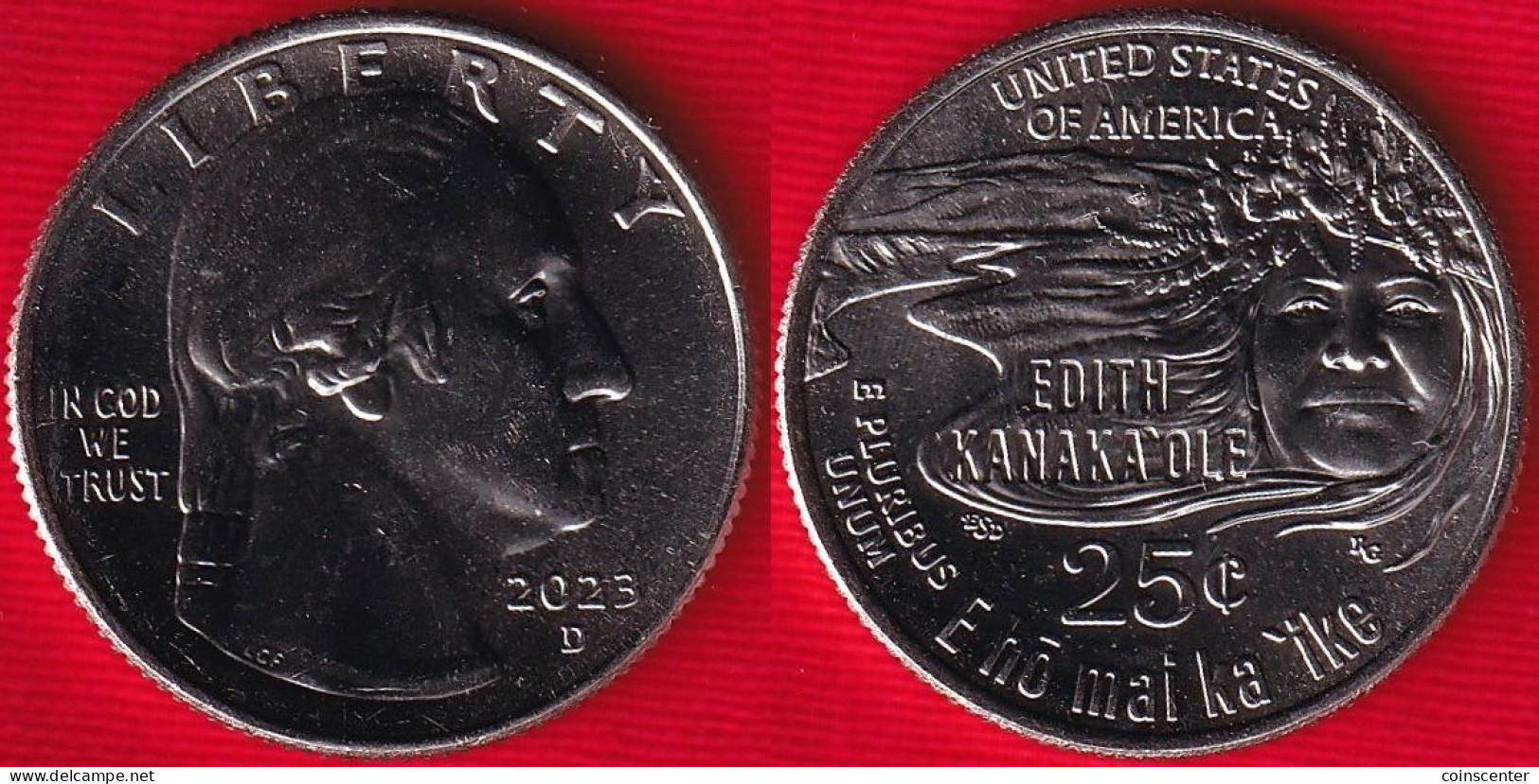 USA Quarter (1/4 Dollar) 2023 D Mint "Women Program – Edith Kanaka'ole" UNC - Non Classificati