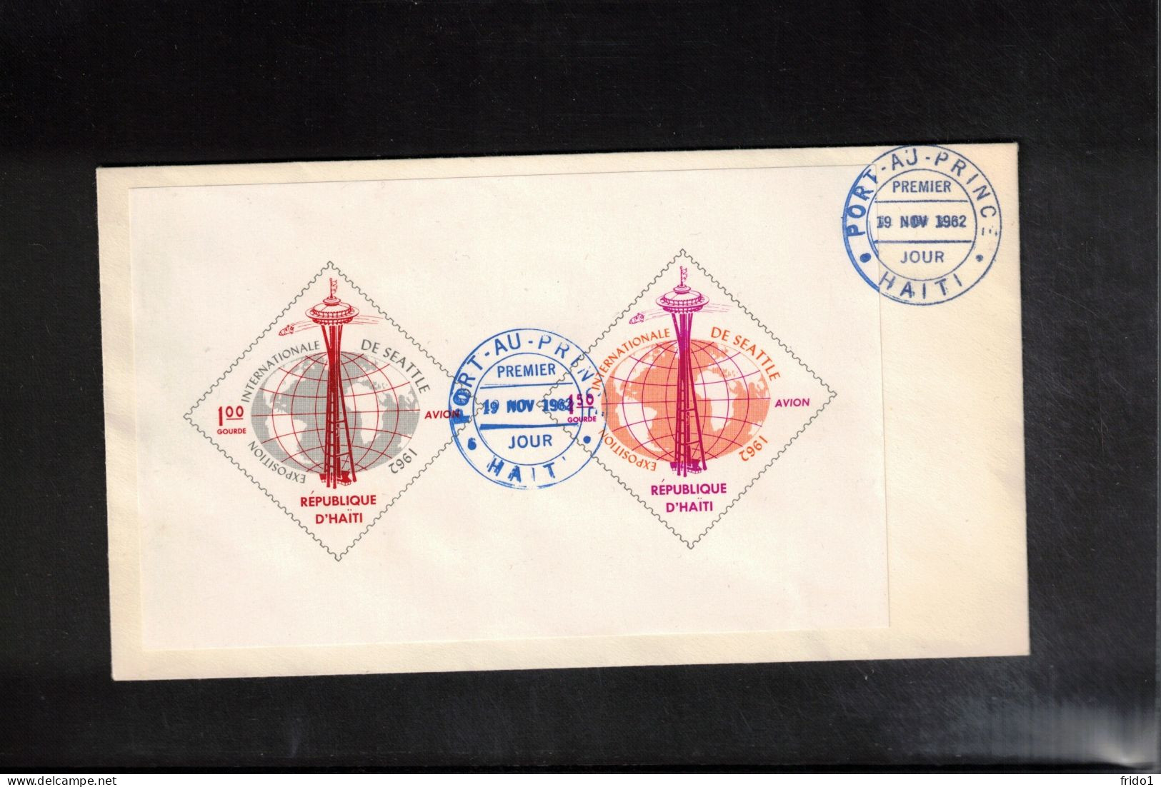 Haiti 1962 International Seattle Exhibition Block FDC - Haïti