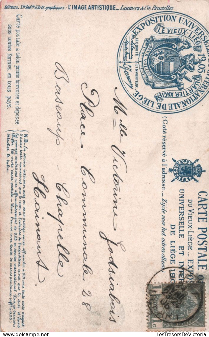 BELGIQUE - Liege - Retour De Voyage - Le Vieux Liege A L'exposition De 1905 - Diligence - Carte Postale Ancienne - Liege