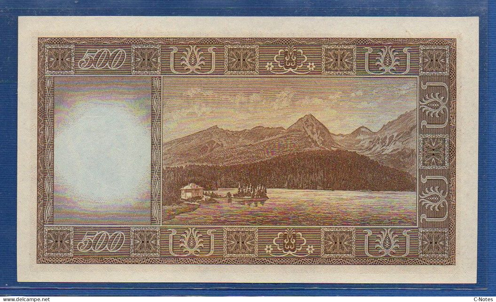 CZECHOSLOVAKIA - P.73a – 500 Korun Československých (1946) UNC, S/n V699876 - Tchécoslovaquie