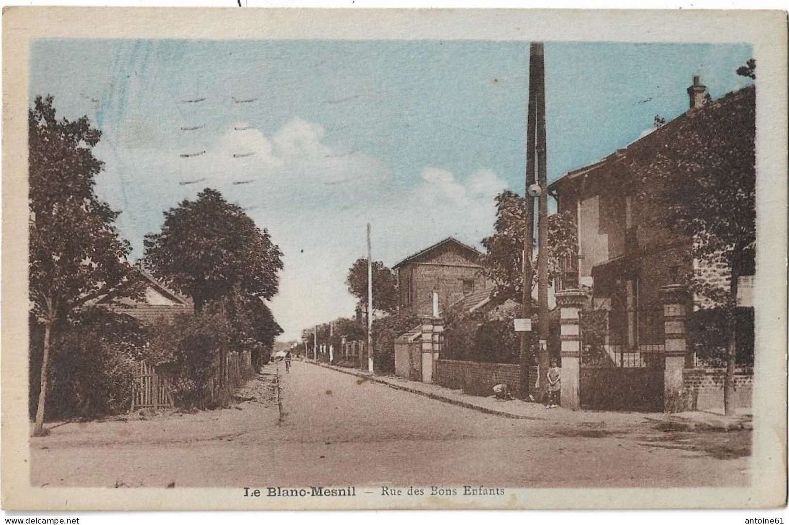 LE BLANC-MESNIL - Rue Des Bons Enfants (carte Colorisée) - Le Blanc-Mesnil