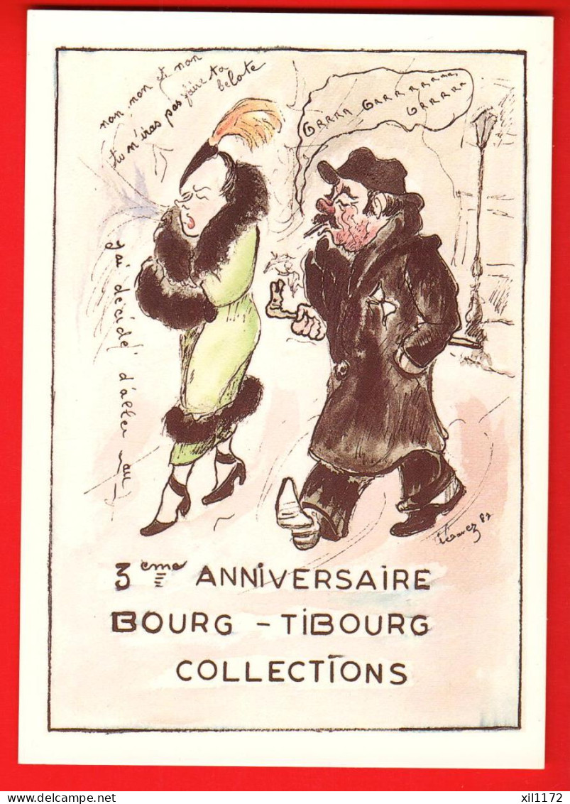 ABB-02 Bourg Tibourg Collections Paris, Illustrateur Robert IBANEZ 3ème Anniversaire  NC GF - Borse E Saloni Del Collezionismo