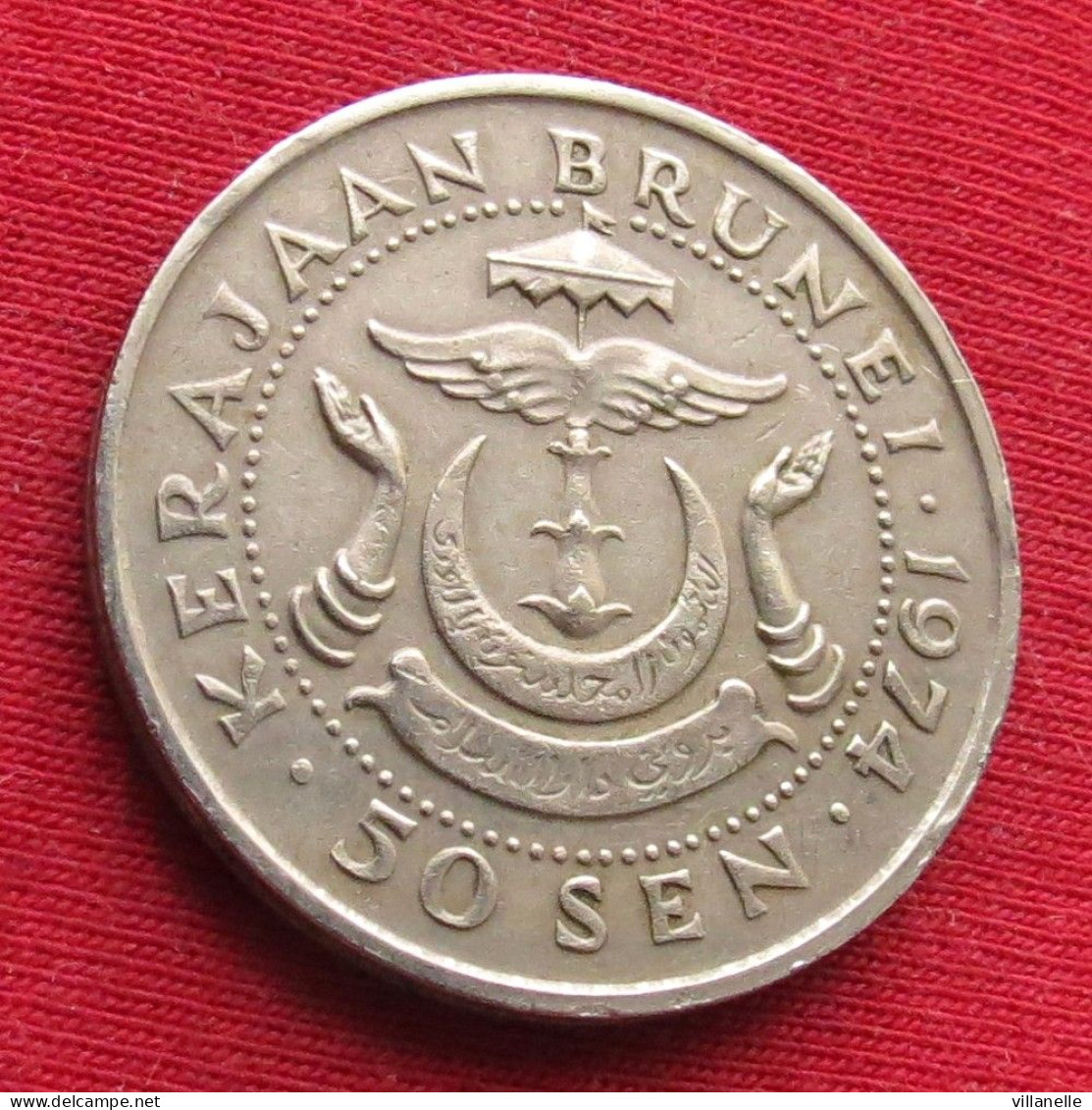 Brunei 50 Sen 1974 KM# 13 Lt 32 *VT - Brunei