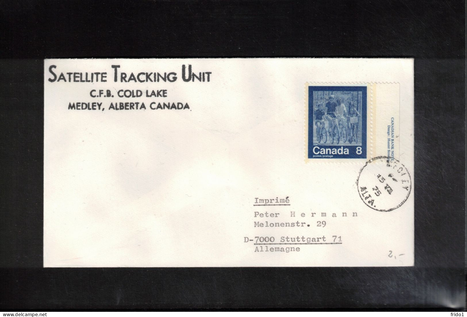 Canada 1975 Space / Weltraum Satellite Tracking Unit Medley Interesting Cover - Noord-Amerika