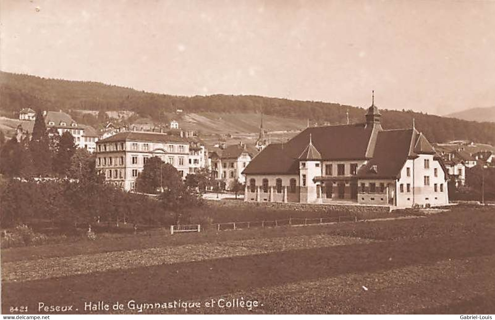 Peseux Halle De Gymnastique Et Collège - Peseux