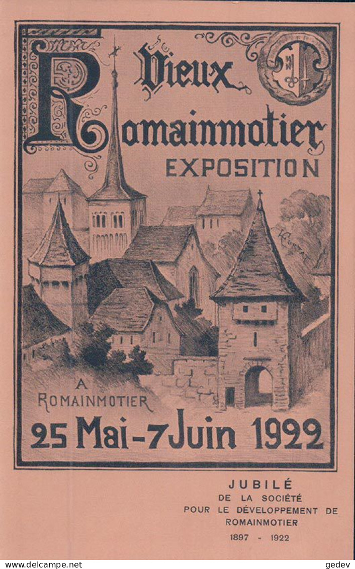 Romainmotier VD, Exposition Juin 1922 (1922) - Romainmôtier-Envy