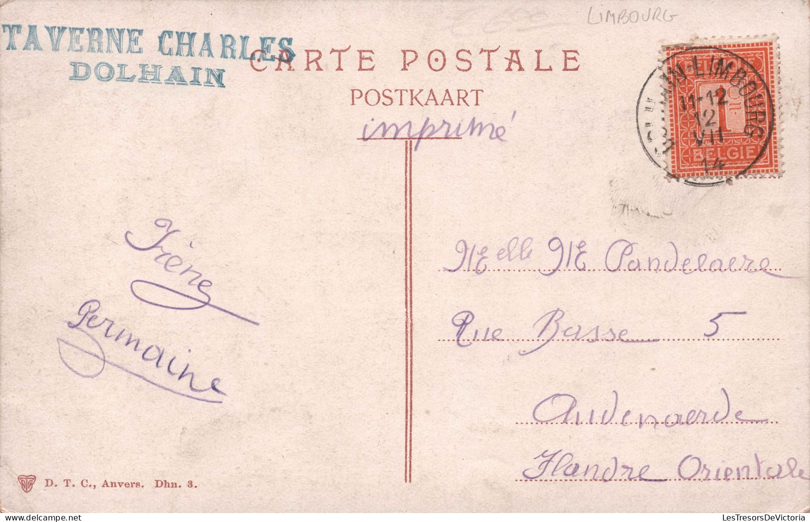 BELGIQUE - Dolhain - La Vesdre Et Le Chateau - Colorisé - Carte Postale Ancienne - Limbourg