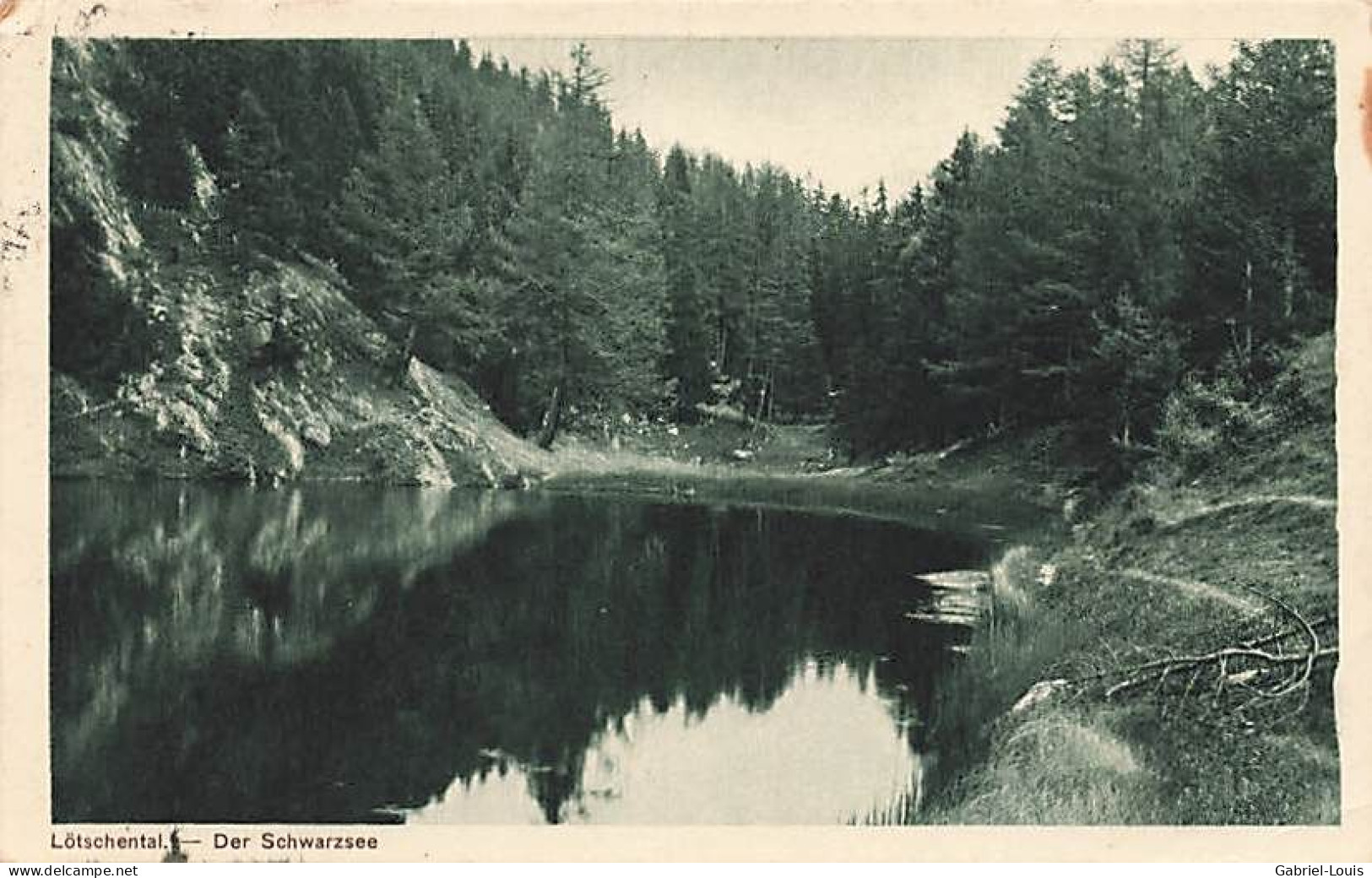 Lötschental Der Schwarzsee Blatten - Blatten