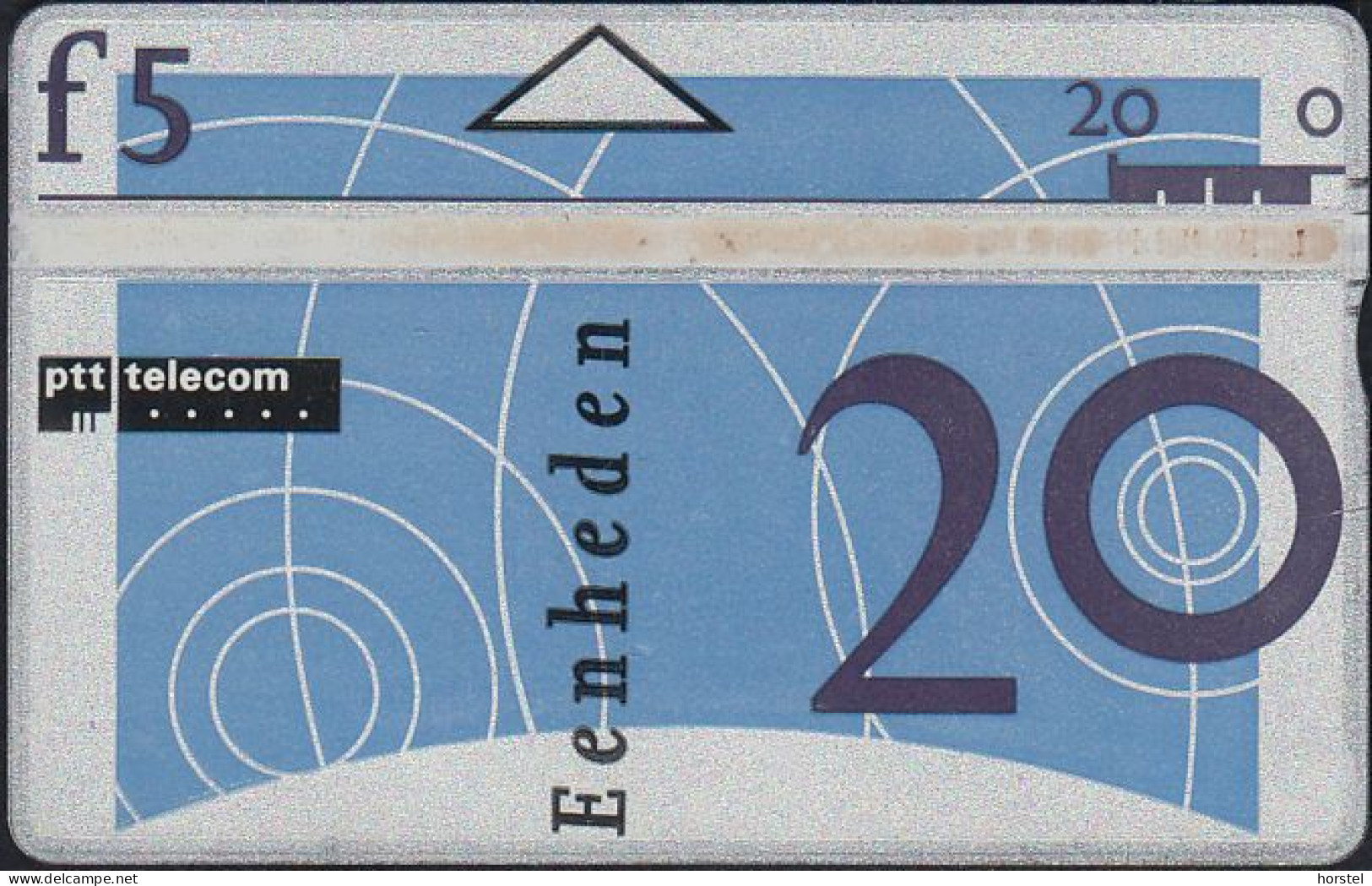 Netherland - L&G 1992 8.Standard Serie - D021A - (212F) Circles (thin Card) - Public