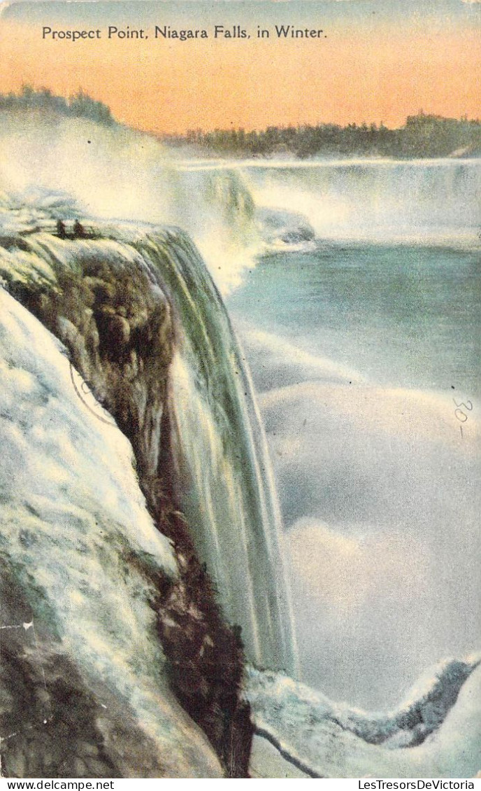 CANADA - ONTARIO - Prospect Point Niagara Falls In Winter - Carte Postale Ancienne - Chutes Du Niagara