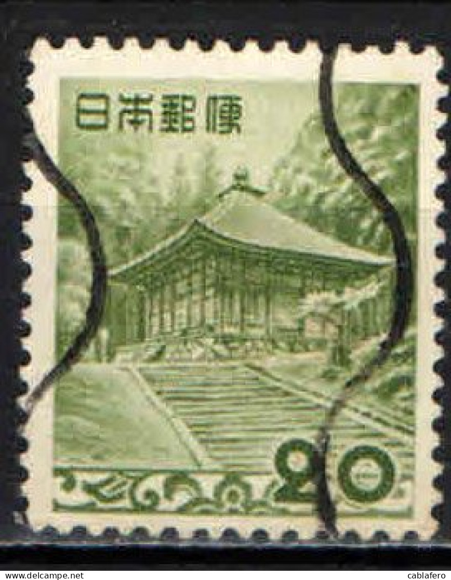  GIAPPONE - 1954 -  Golden Hall, Chusonji Temple - USATO - Gebruikt