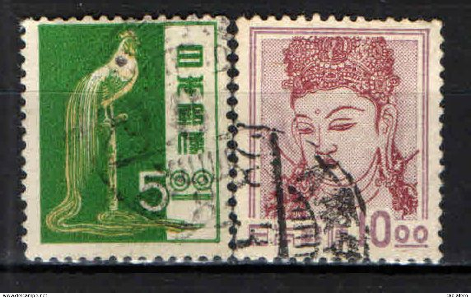 GIAPPONE - 1950 -  HISOKA MAEJIMA - DEA CANNON - USATI - Used Stamps
